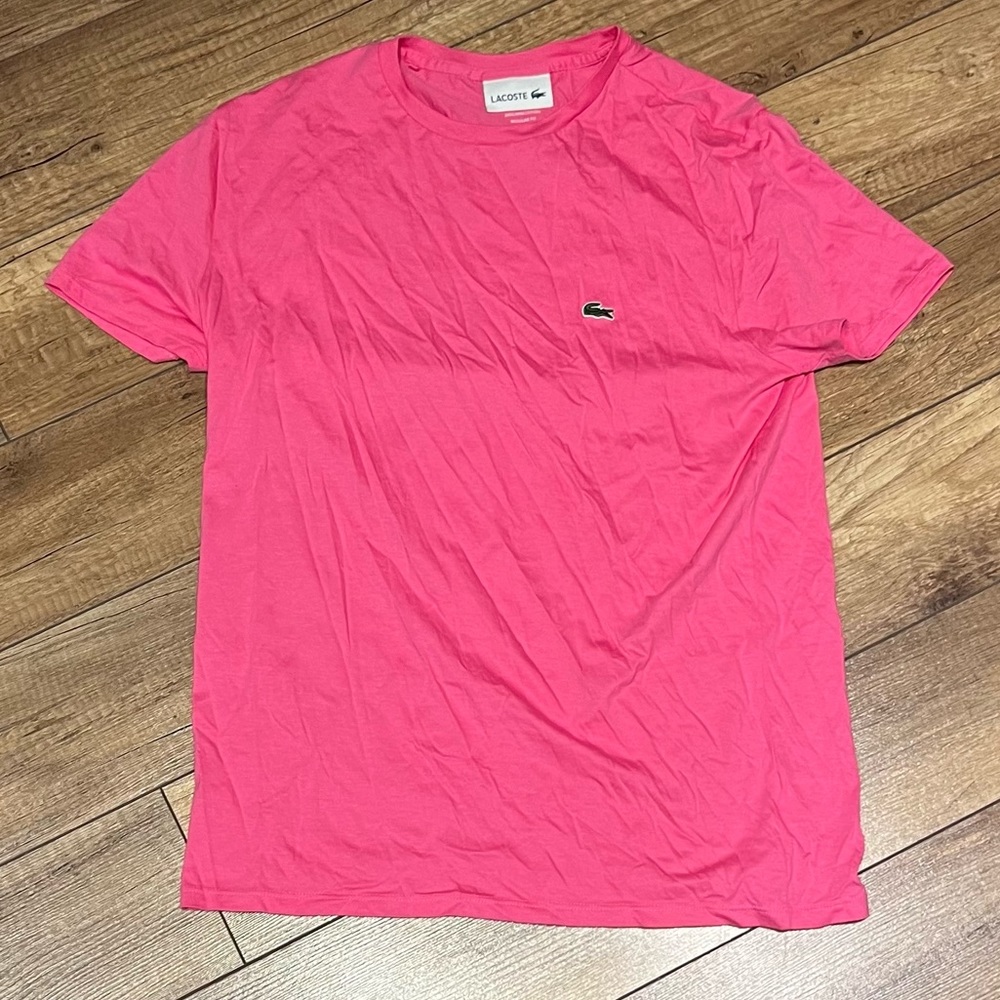 Lacoste pink t-shirt